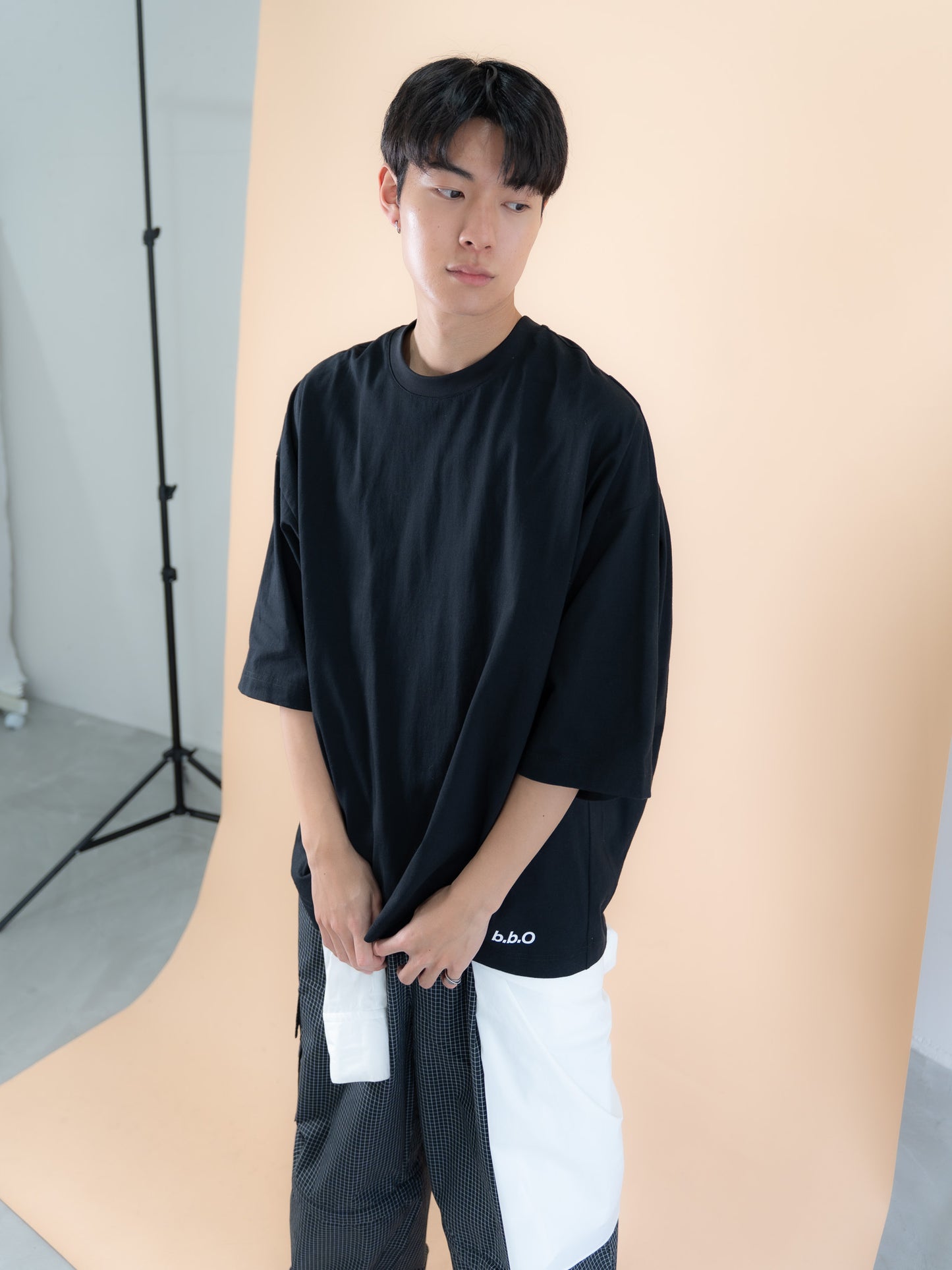 【bbO】バックロゴボリュームT