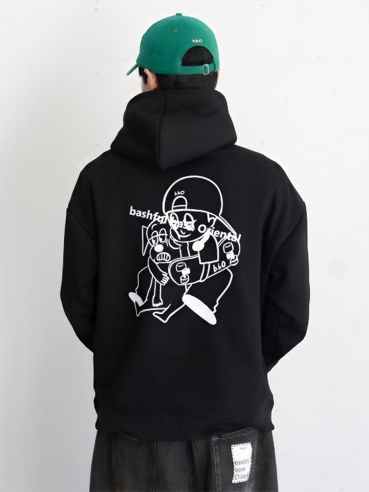 【bbO】バッシュフルくんプルオーバーパーカー