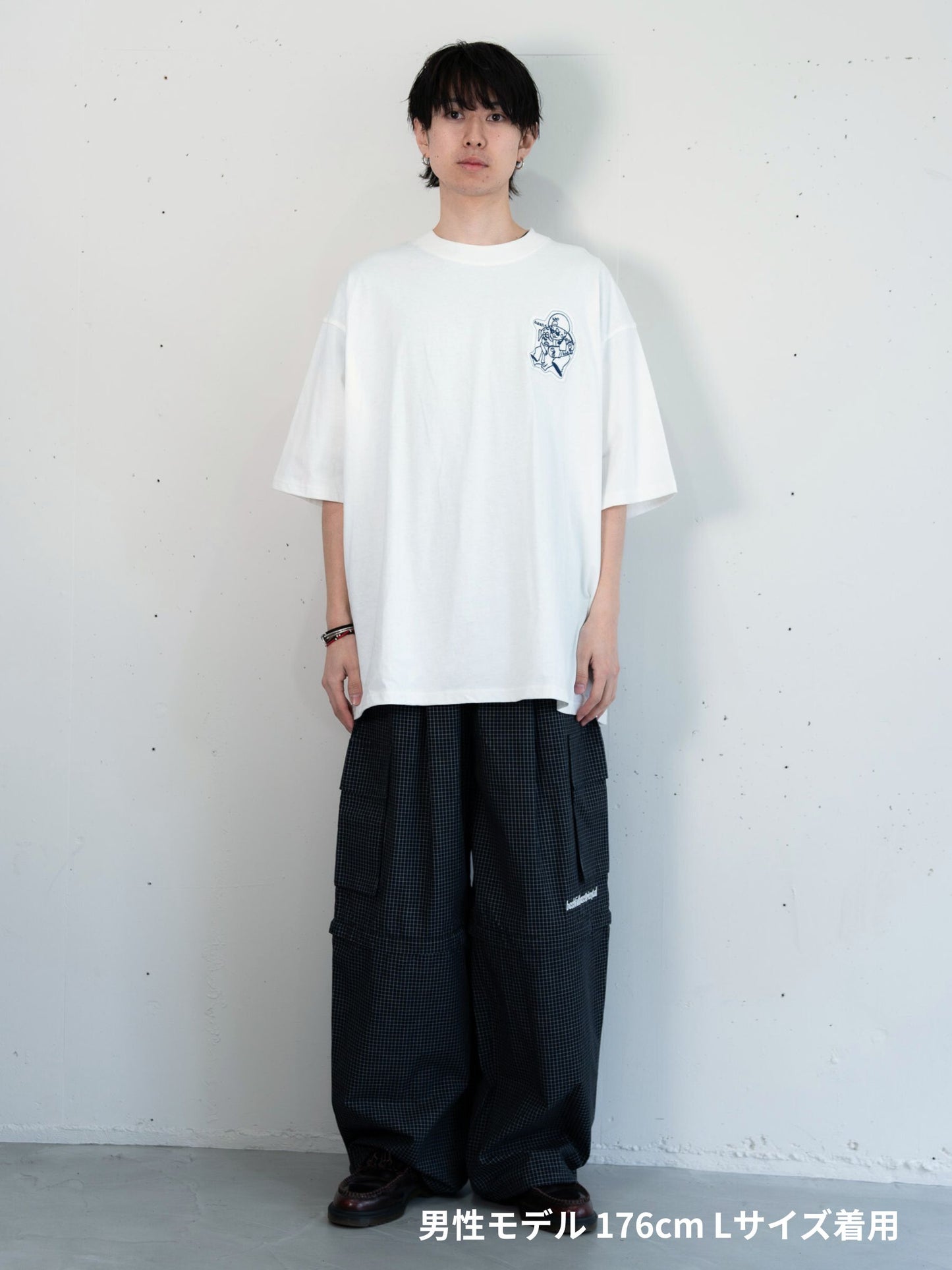 【bbO】オーバーサイズバッシュフルくんパッチT