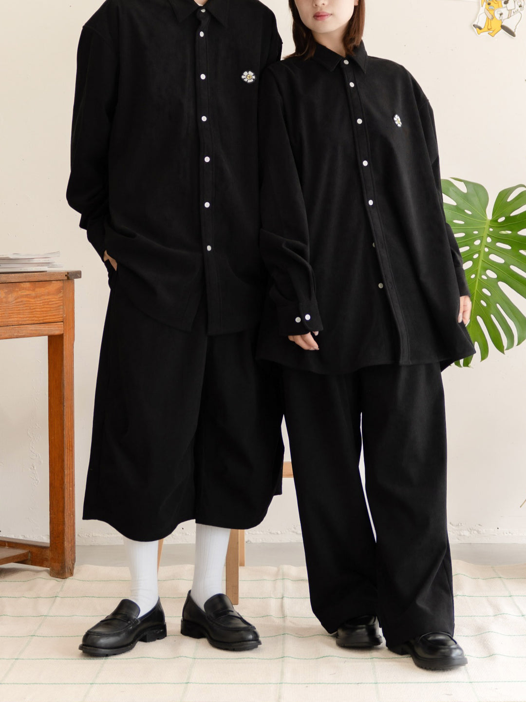 【bbO】ビッグシルエットコーデュロイシャツジャケット