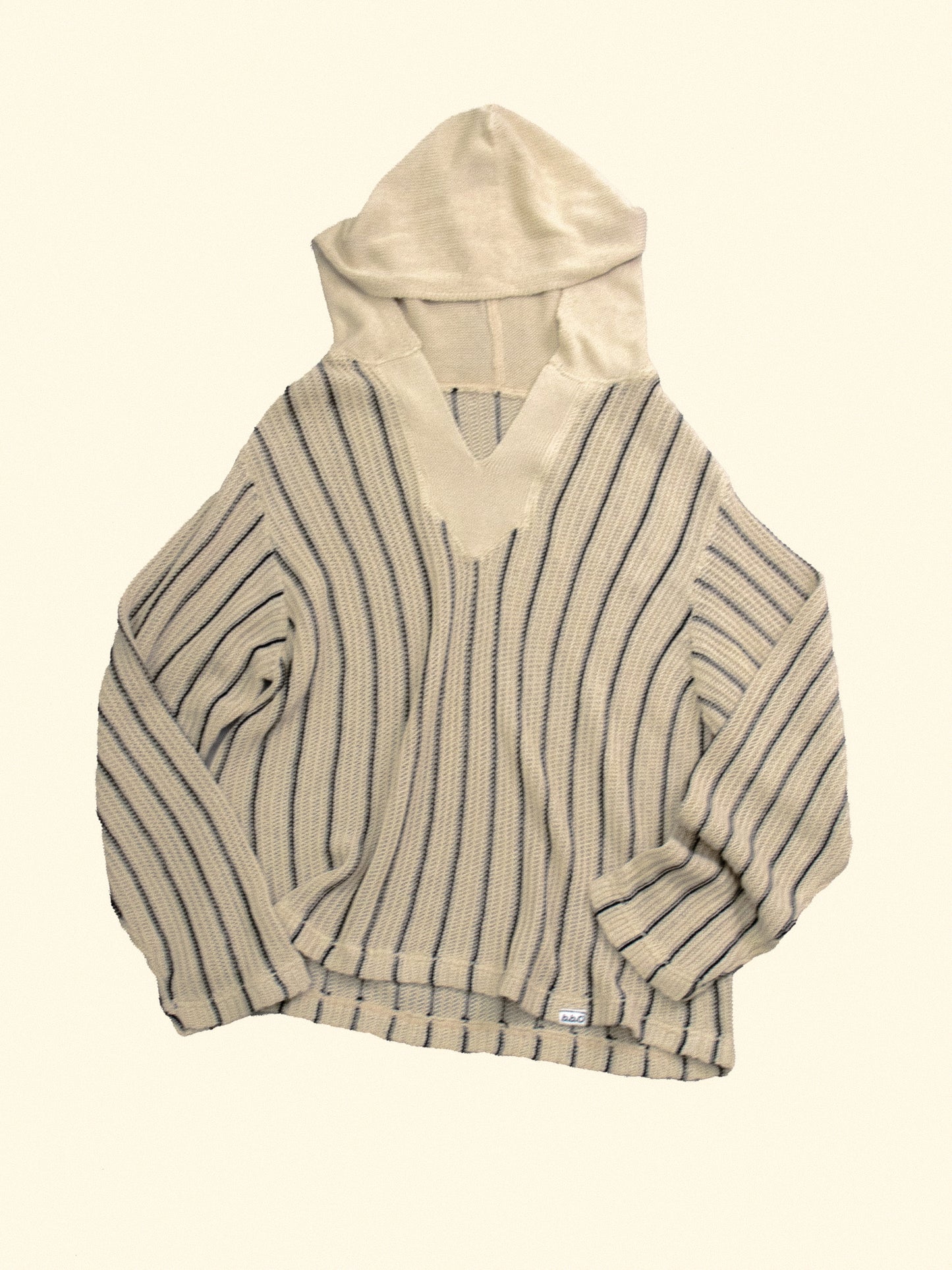 【bbO】ストライプニットパーカー・メキシカンパーカー