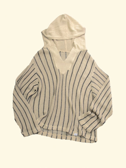 【bbO】ストライプニットパーカー・メキシカンパーカー