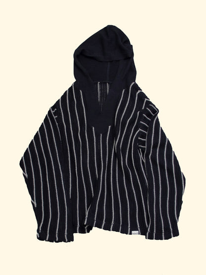 【bbO】ストライプニットパーカー・メキシカンパーカー