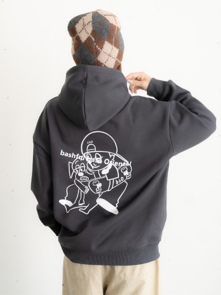 【bbO】バッシュフルくんプルオーバーパーカー