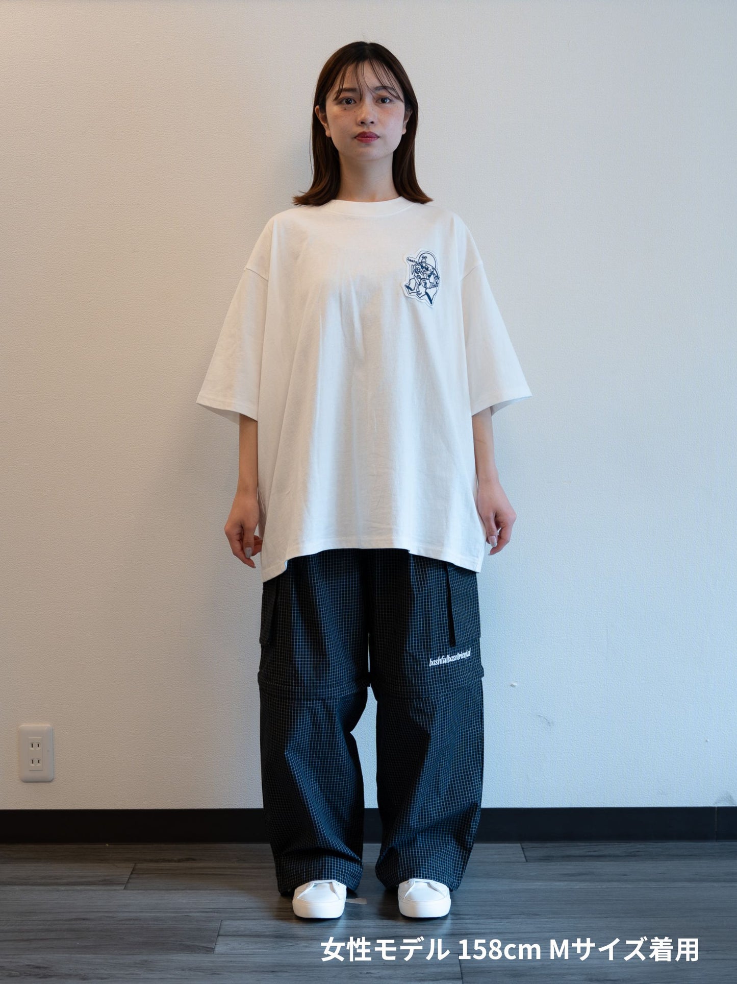 【bbO】オーバーサイズバッシュフルくんパッチT