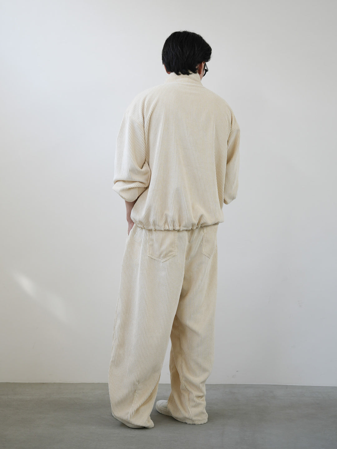 【bbO】イージーコクーンワイドコーデュロイパンツ
