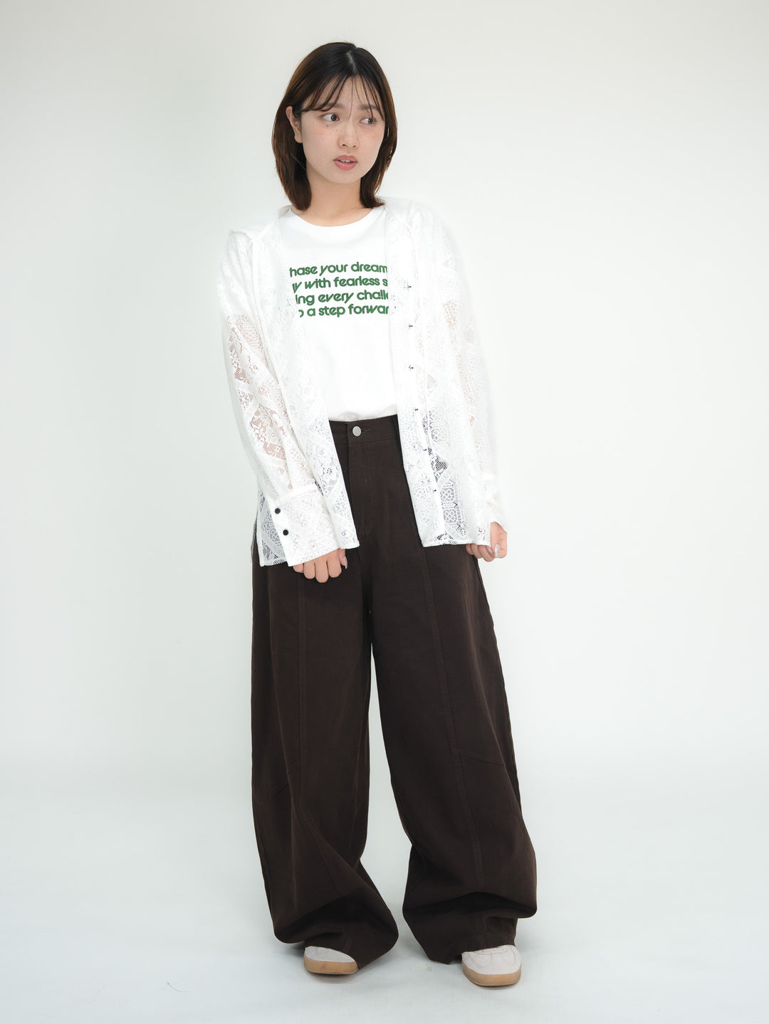 【bbO】フロッキー4段ロゴTシャツ