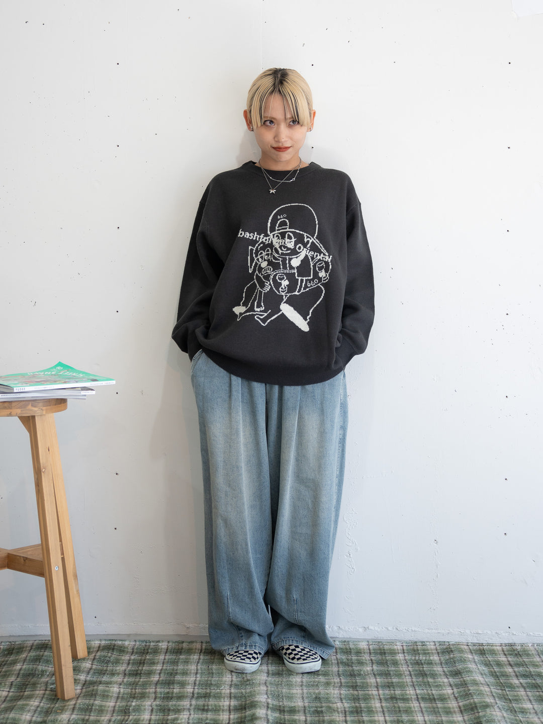 【bbO】バッシュフルくんニットプルオーバー