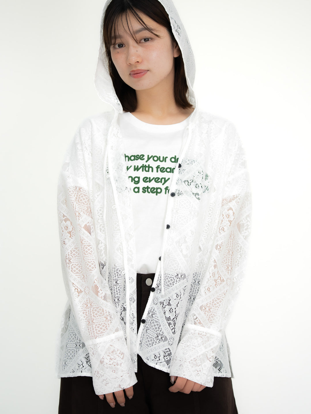 【bbO】フロッキー4段ロゴTシャツ