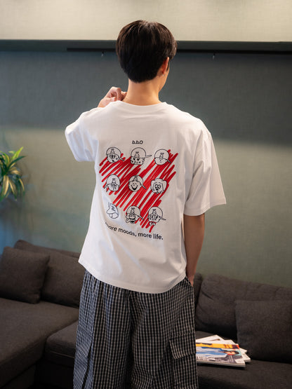 【bbO】マルチフェイスハートT