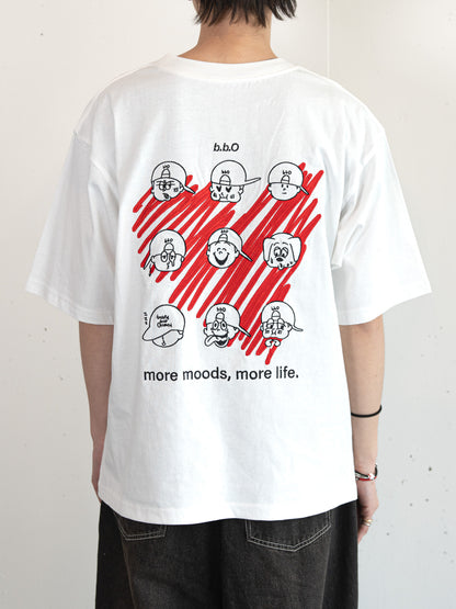 【bbO】マルチフェイスハートT