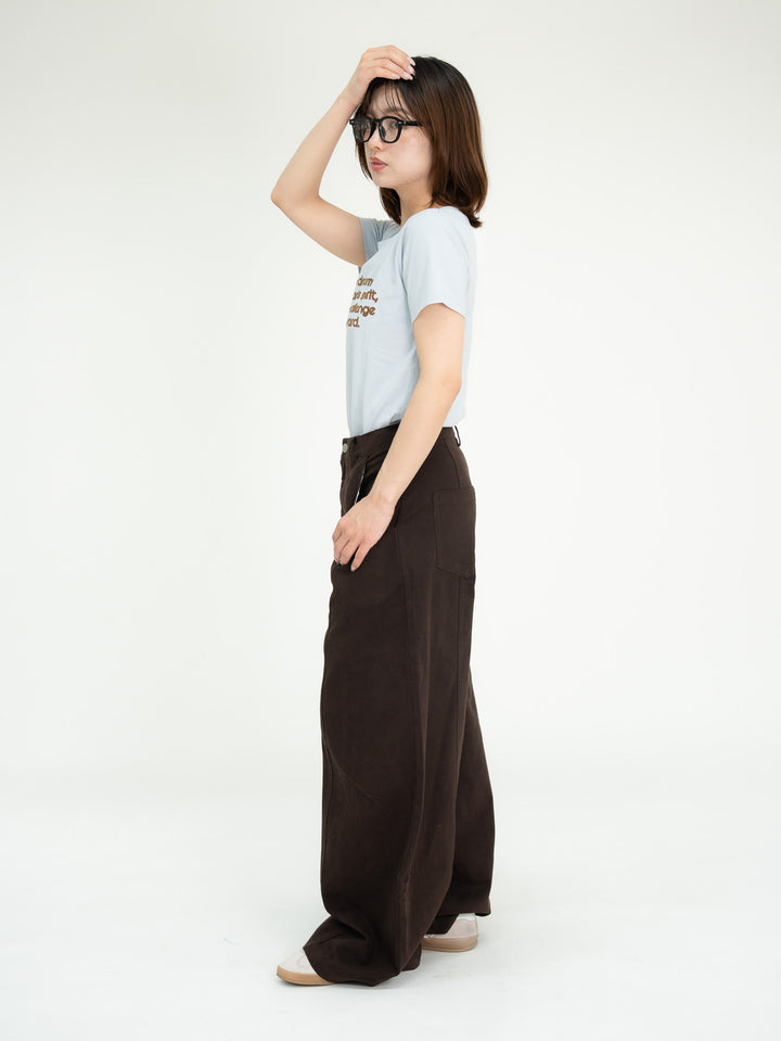 【bbO】フロッキー4段ロゴTシャツ