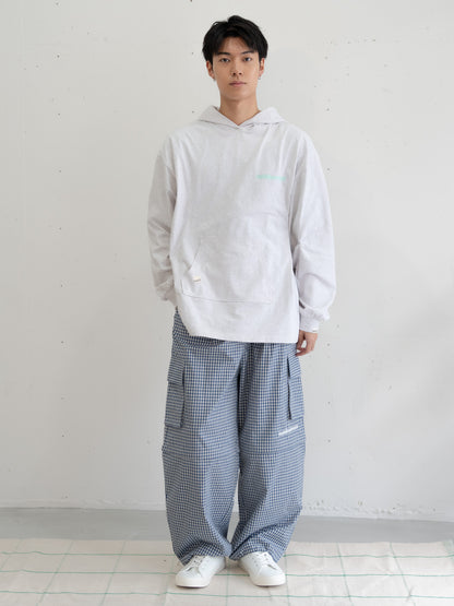 【bbO】ロゴビッグシルエットカットフーディー・パーカー