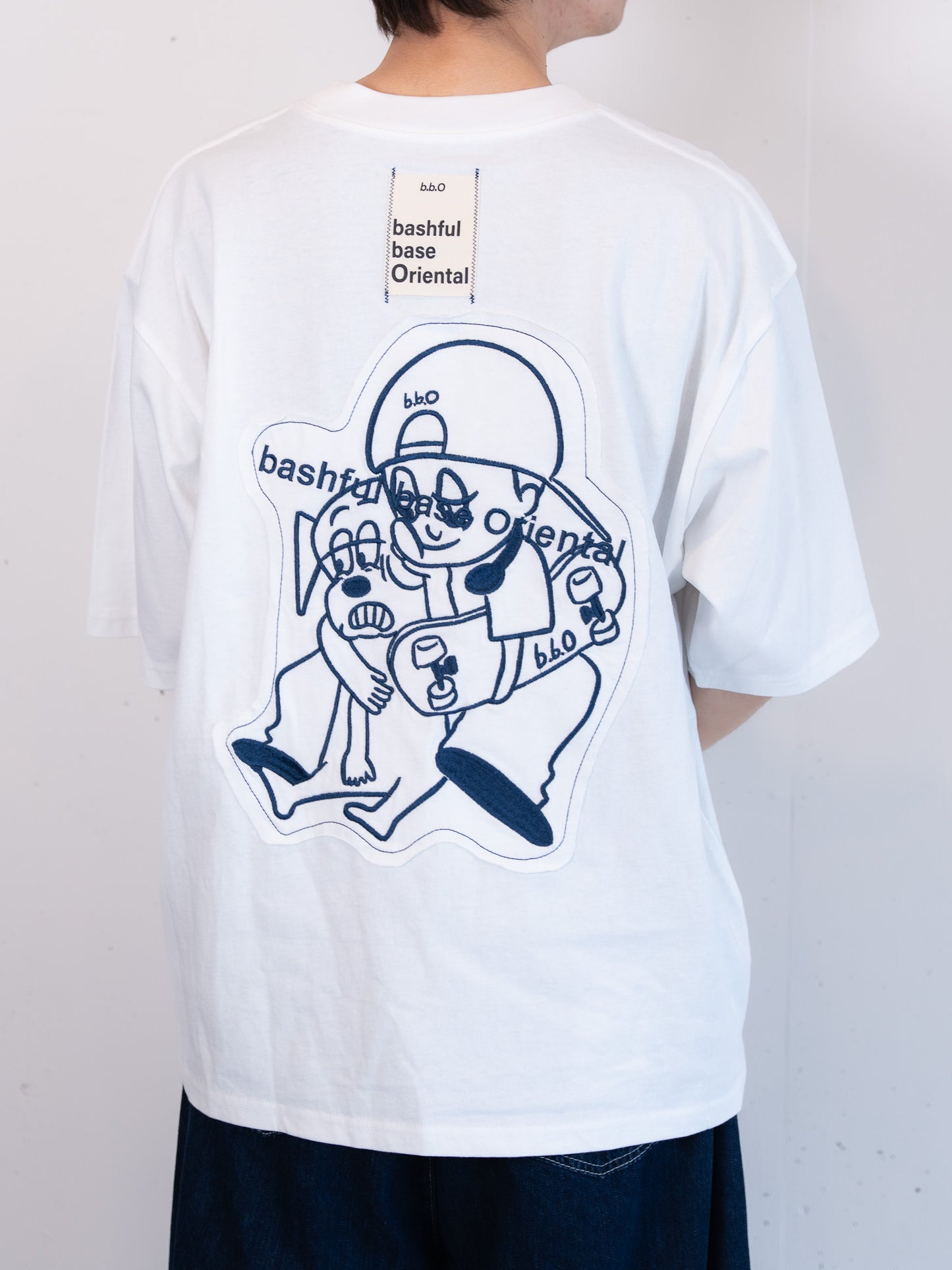 【bbO】オーバーサイズバッシュフルくんパッチT