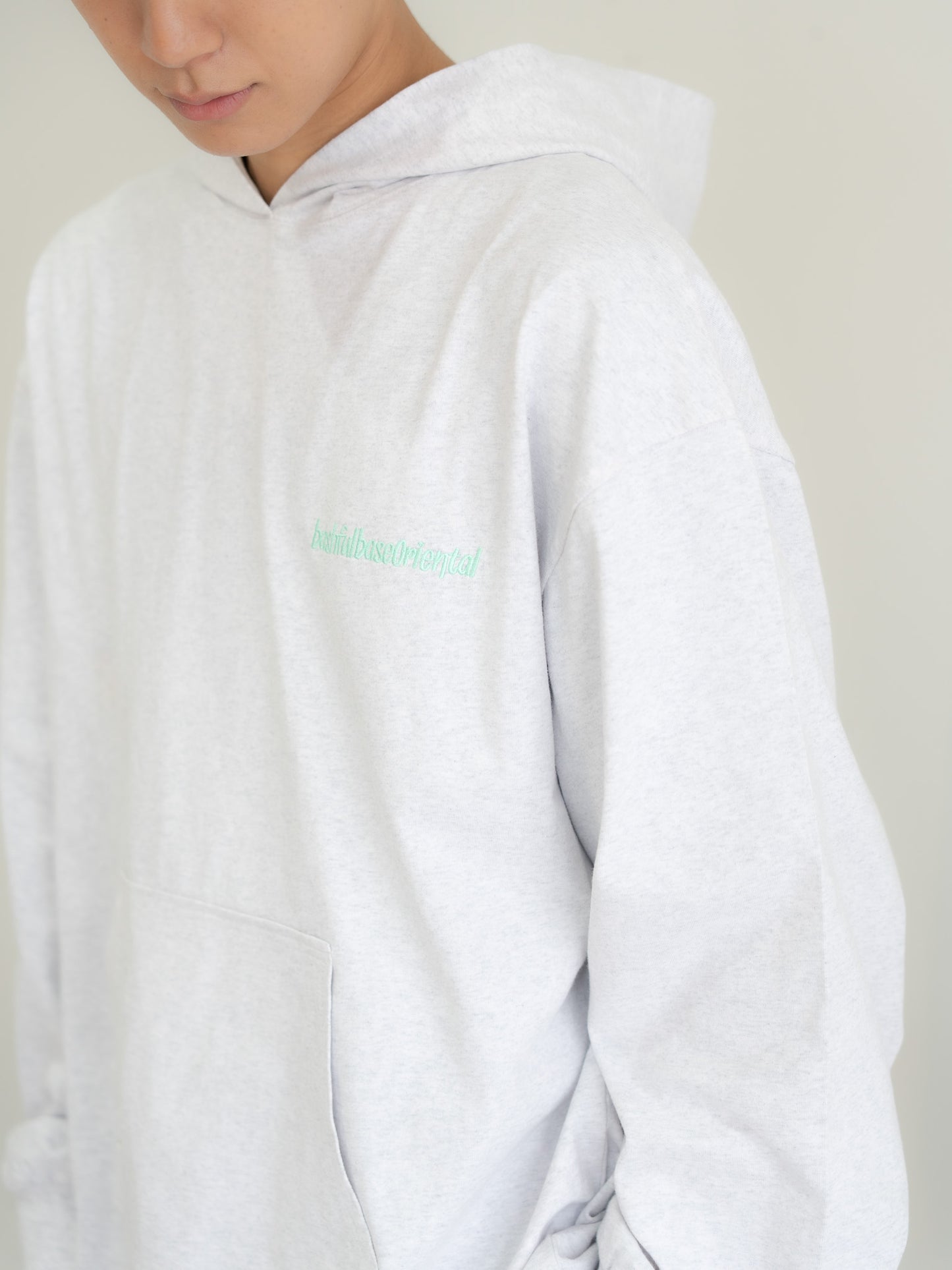 [SET]ロゴビッグシルエットカットフーディー・パーカー+ロゴビッグシルエットカットフーディー・パーカー(2set)