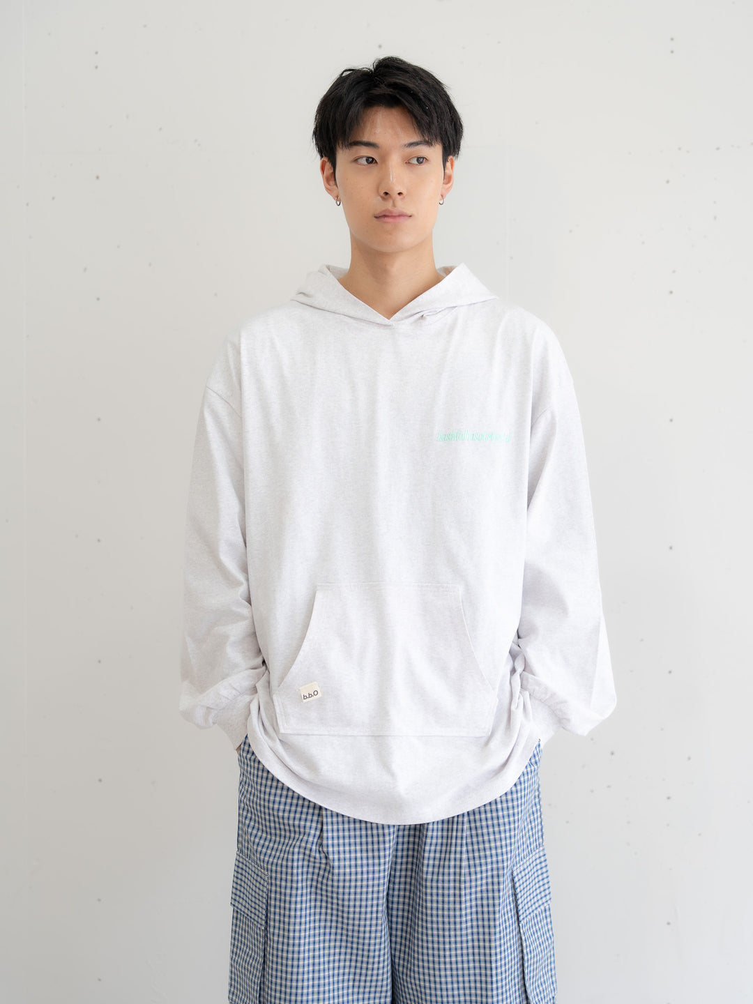 [SET]ロゴビッグシルエットカットフーディー・パーカー+ロゴビッグシルエットカットフーディー・パーカー(2set)