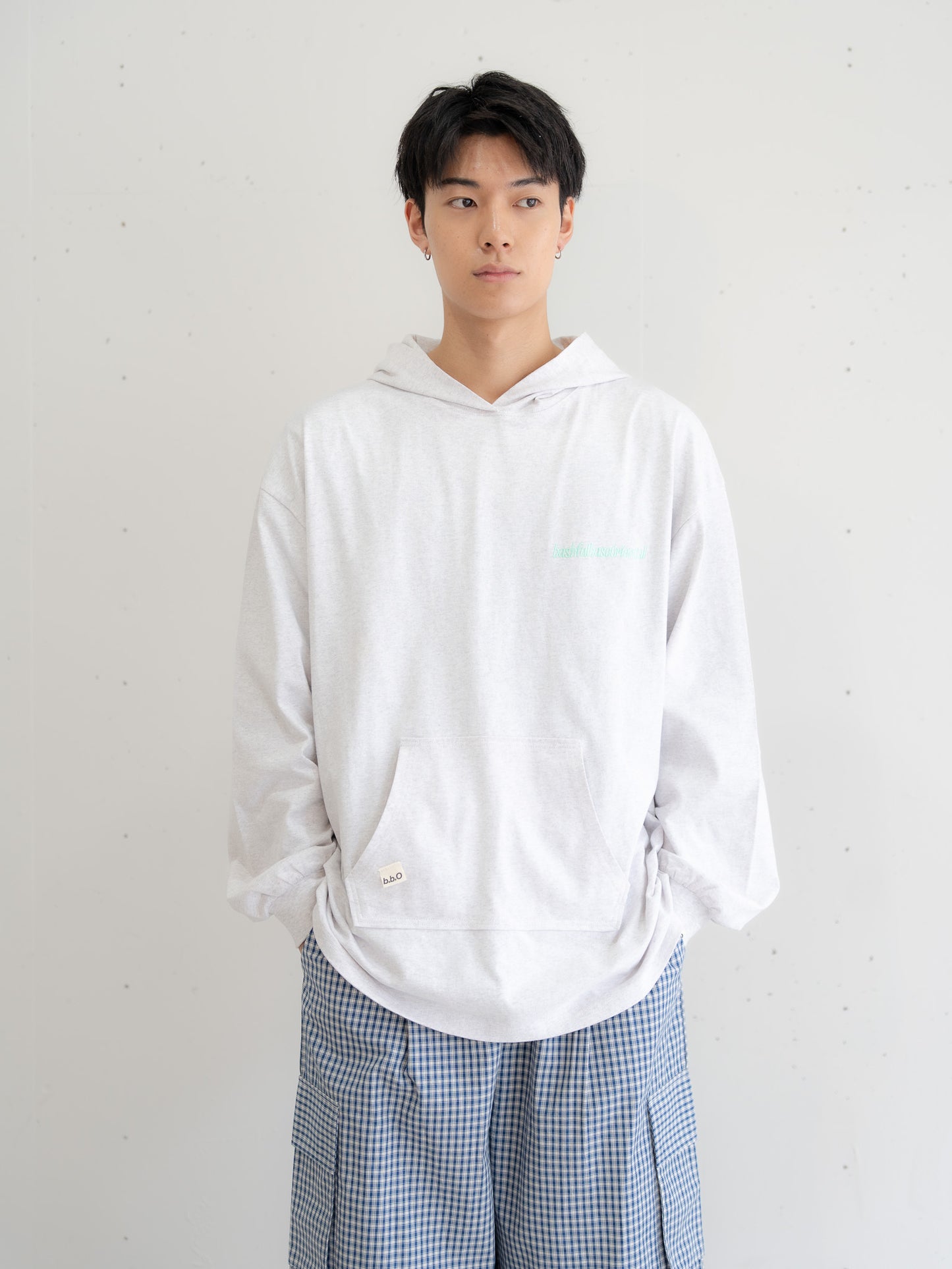 [SET]ロゴビッグシルエットカットフーディー・パーカー+ロゴビッグシルエットカットフーディー・パーカー(2set)