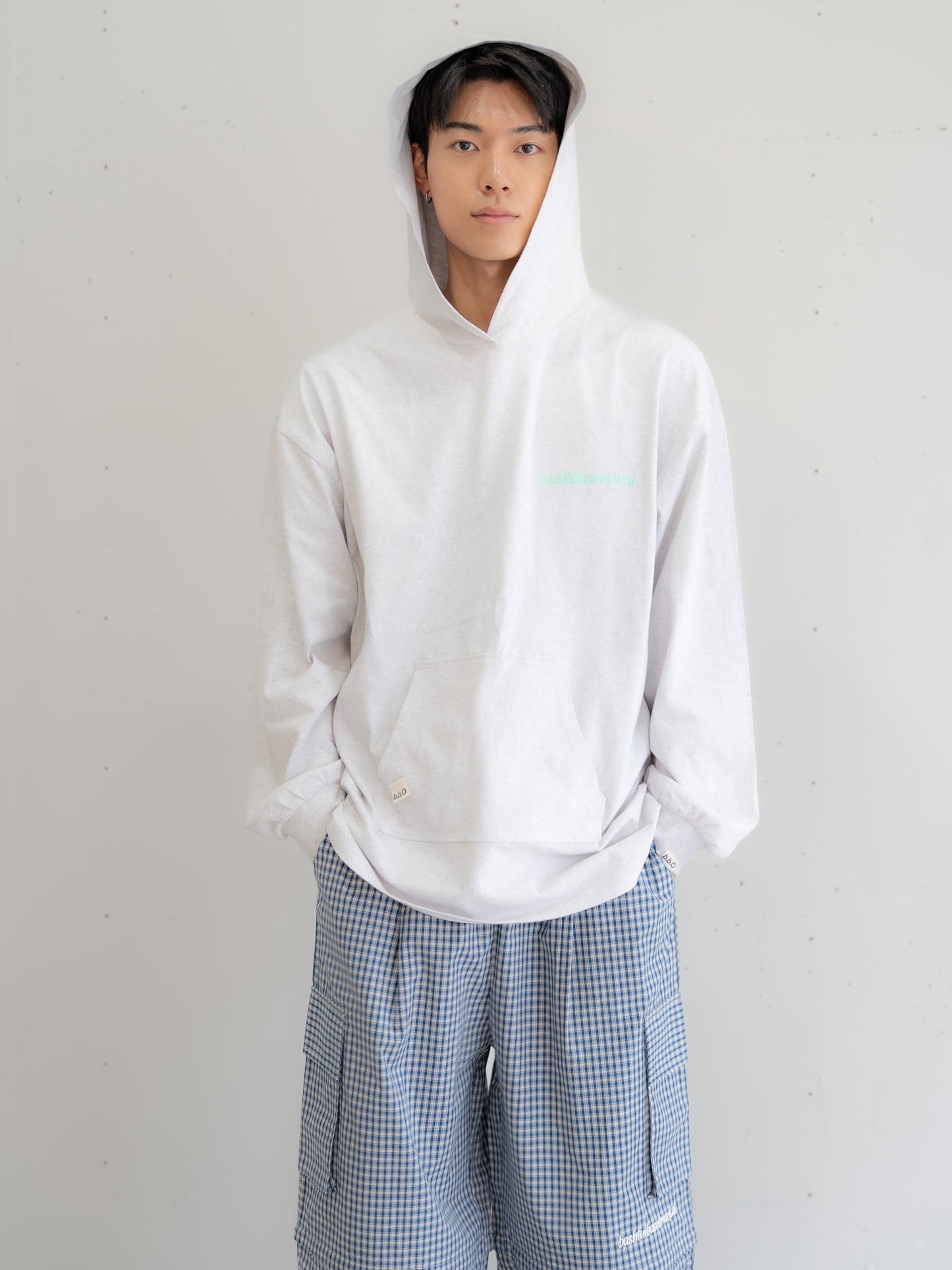 [SET]ロゴビッグシルエットカットフーディー・パーカー+ロゴビッグシルエットカットフーディー・パーカー(2set)