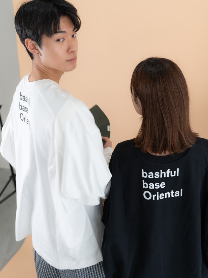 [SET]バックロゴボリュームロンT +バックロゴボリュームロンT (2set)