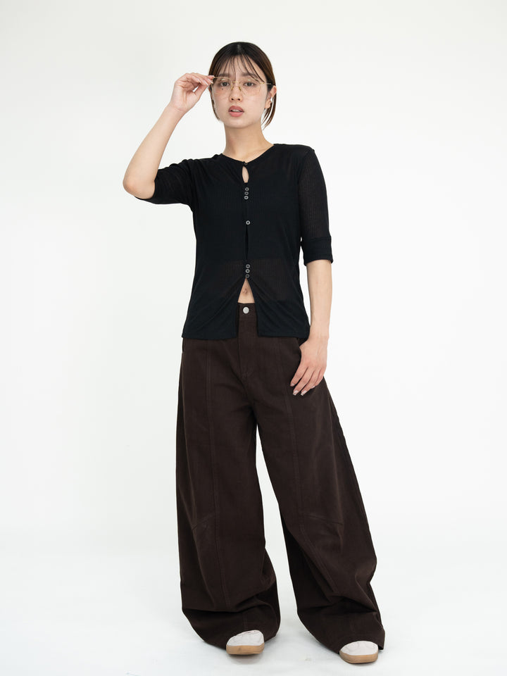 【bbO】ランダムボタンフロントデザイントップス