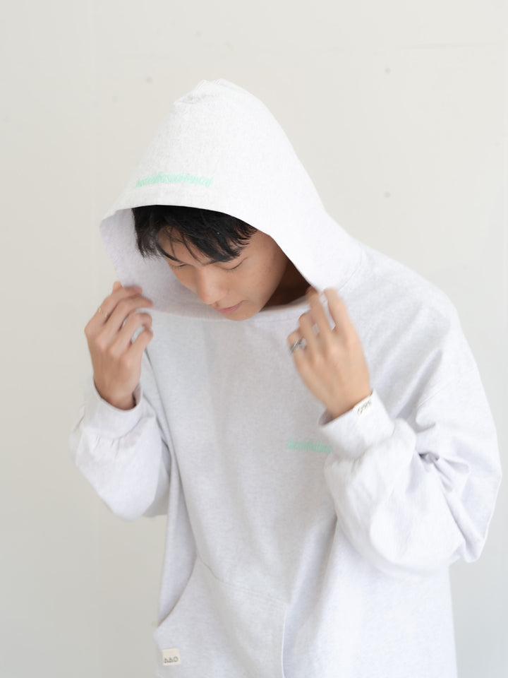 [SET]【bbO】ロゴビッグシルエットカットフーディー・パーカー+【予約】【bbO】チェック柄2WAYカーゴポケットパンツ(2set)