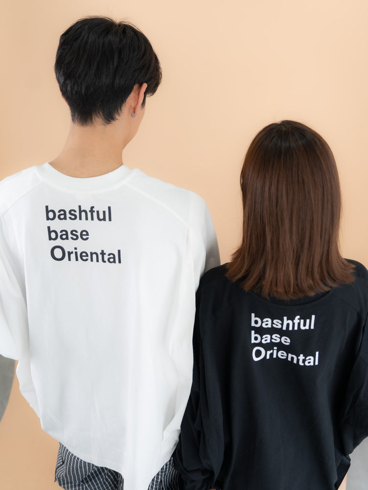 [SET]バックロゴボリュームロンT +バックロゴボリュームロンT (2set)