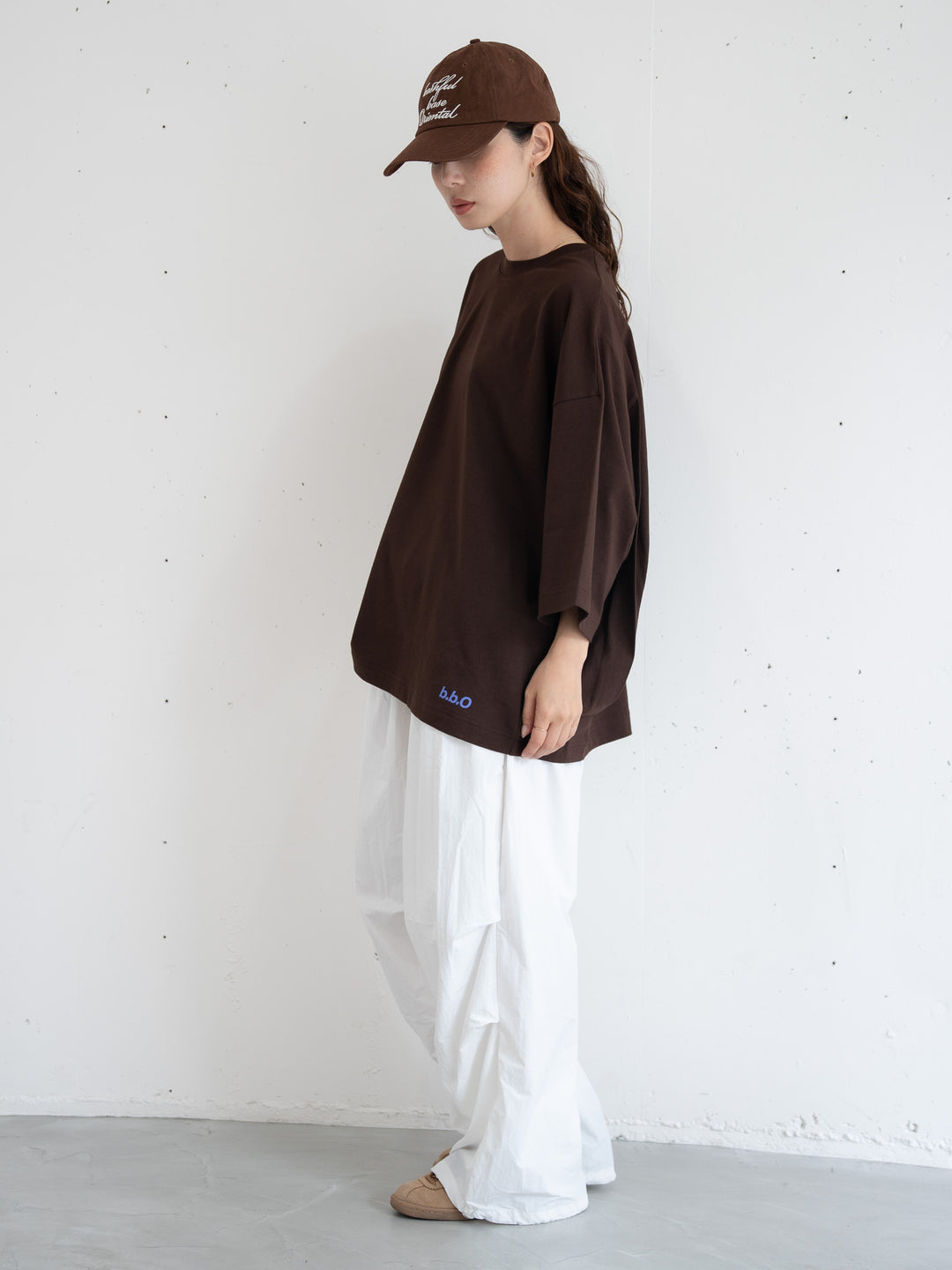 【bbO】バックロゴボリュームT
