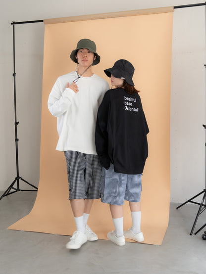 【bbO】バックロゴボリュームロンT