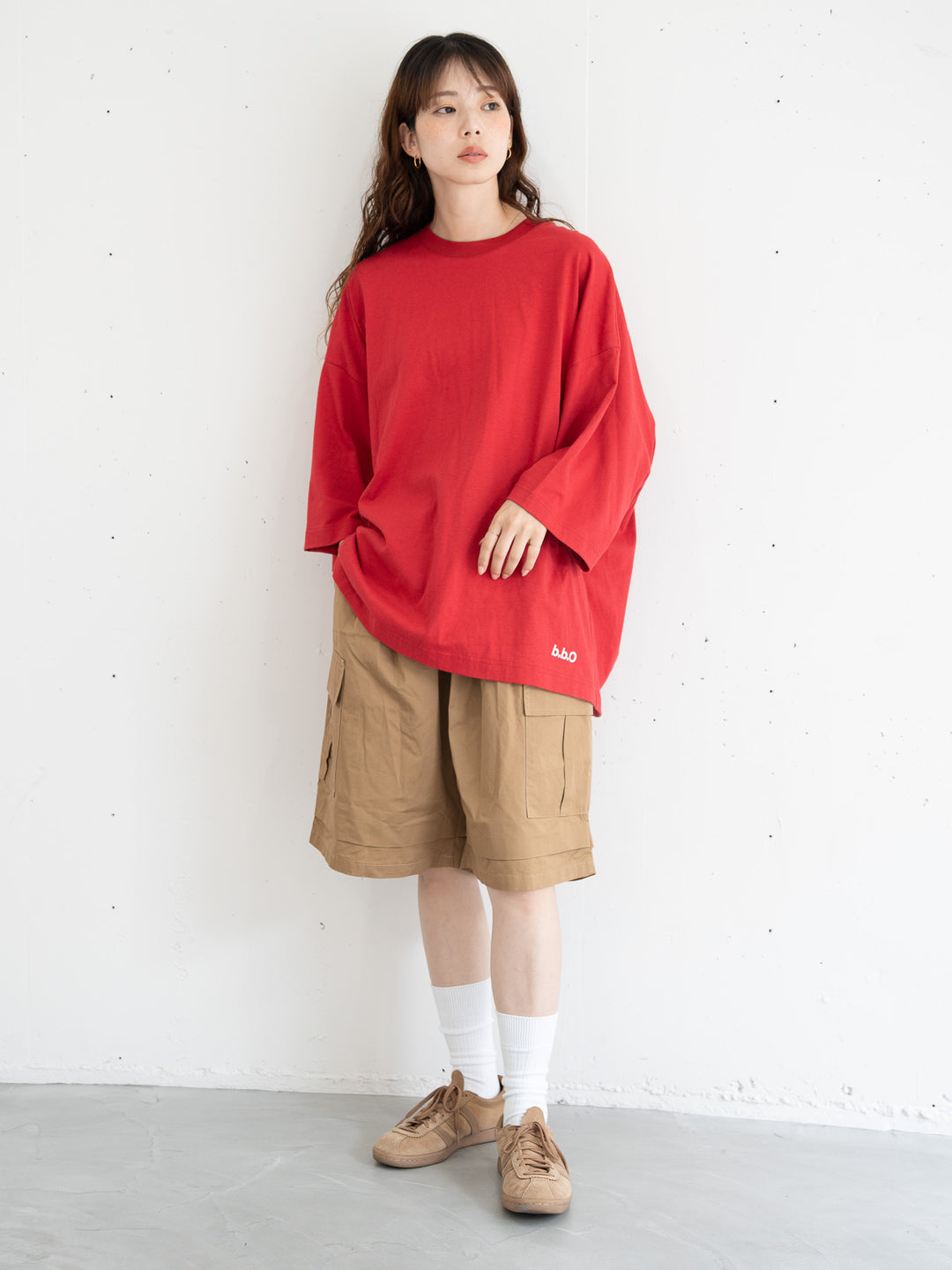 【bbO】バックロゴボリュームT
