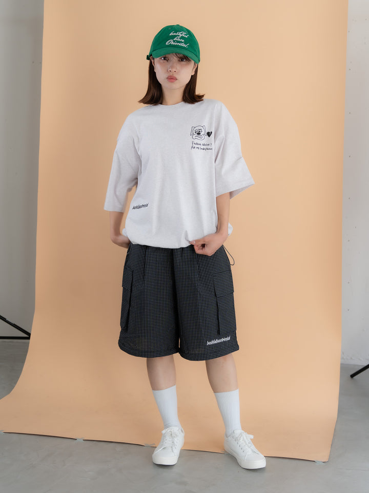 【bbO】バックタックコクーンドロストTシャツ