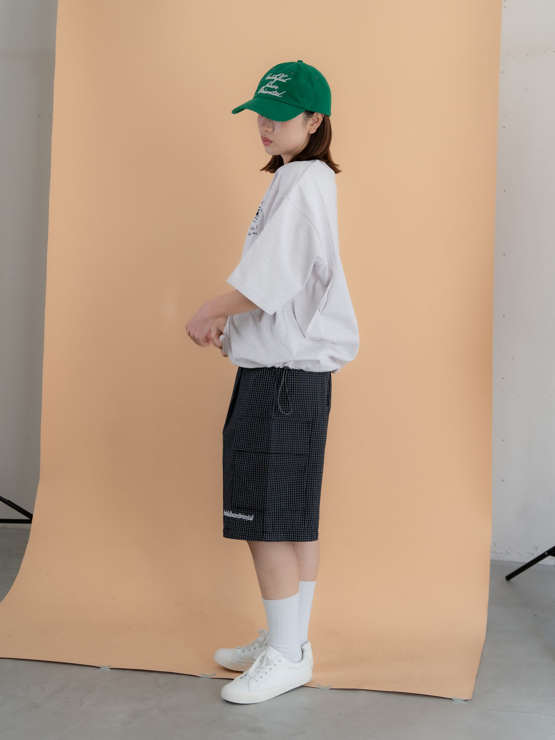 【bbO】バックタックコクーンドロストTシャツ