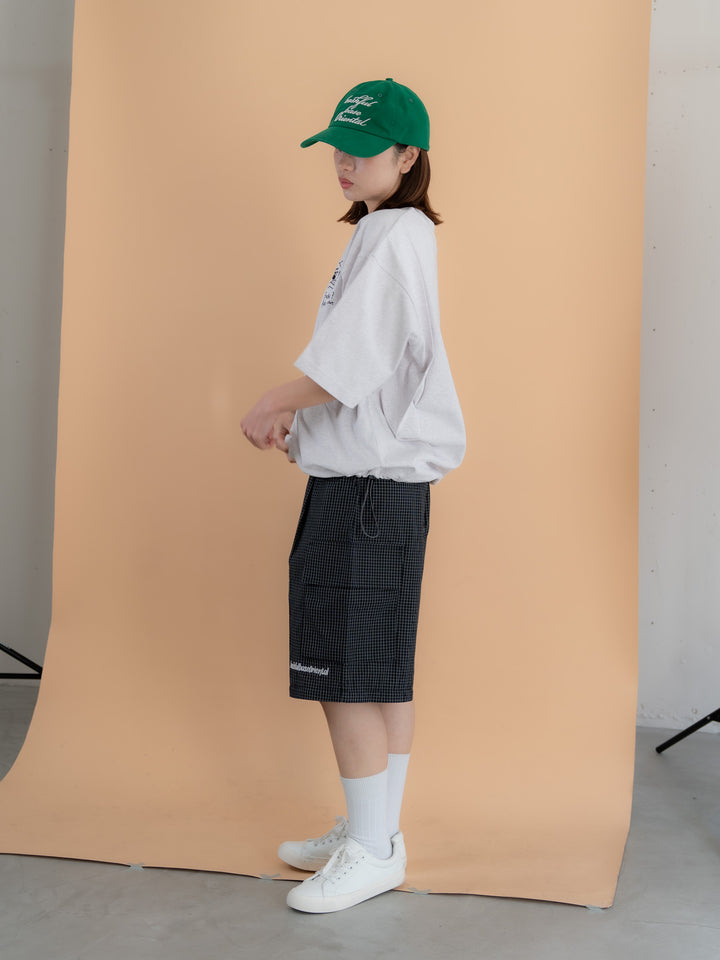 【bbO】バックタックコクーンドロストTシャツ