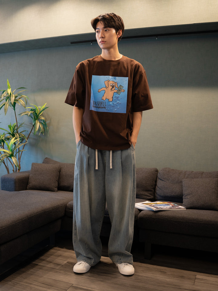 【bbO】ベースくんキャッチザマネーT