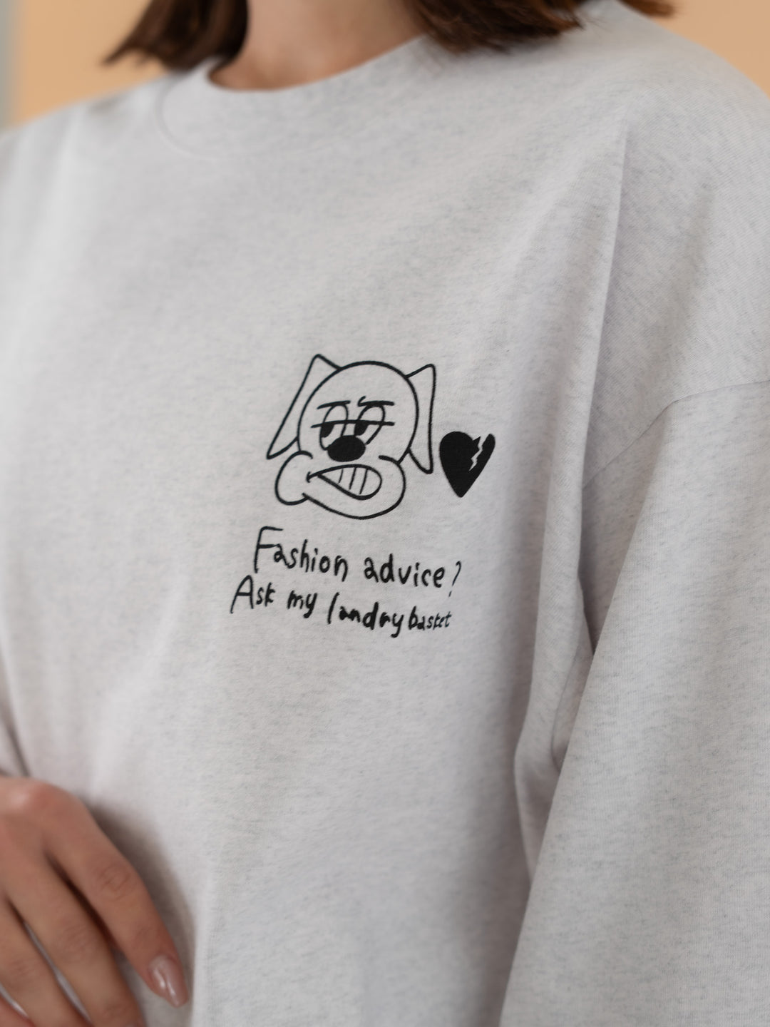 【bbO】バックタックコクーンドロストTシャツ