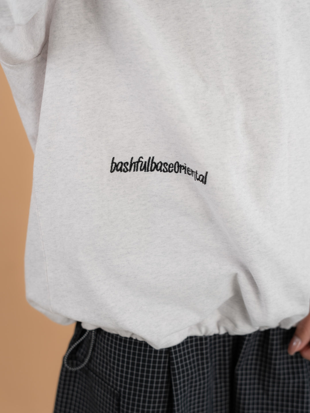 【bbO】バックタックコクーンドロストTシャツ
