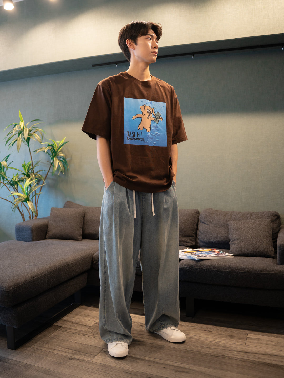 【bbO】ベースくんキャッチザマネーT