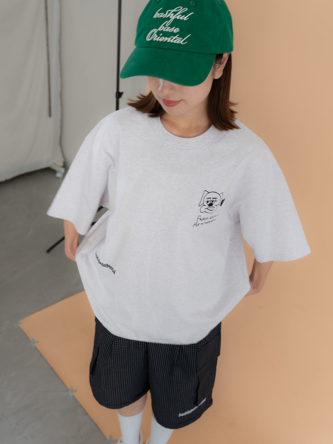 【bbO】バックタックコクーンドロストTシャツ