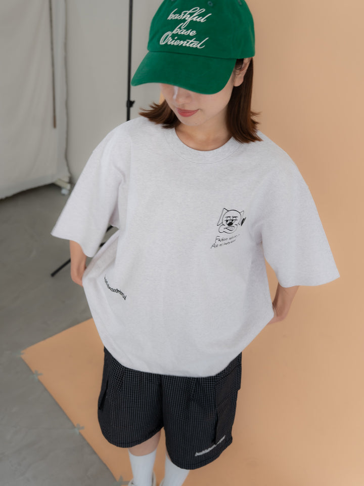 【bbO】バックタックコクーンドロストTシャツ