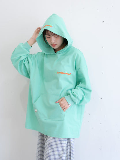 [SET]ロゴビッグシルエットカットフーディー・パーカー+ロゴビッグシルエットカットフーディー・パーカー(2set)