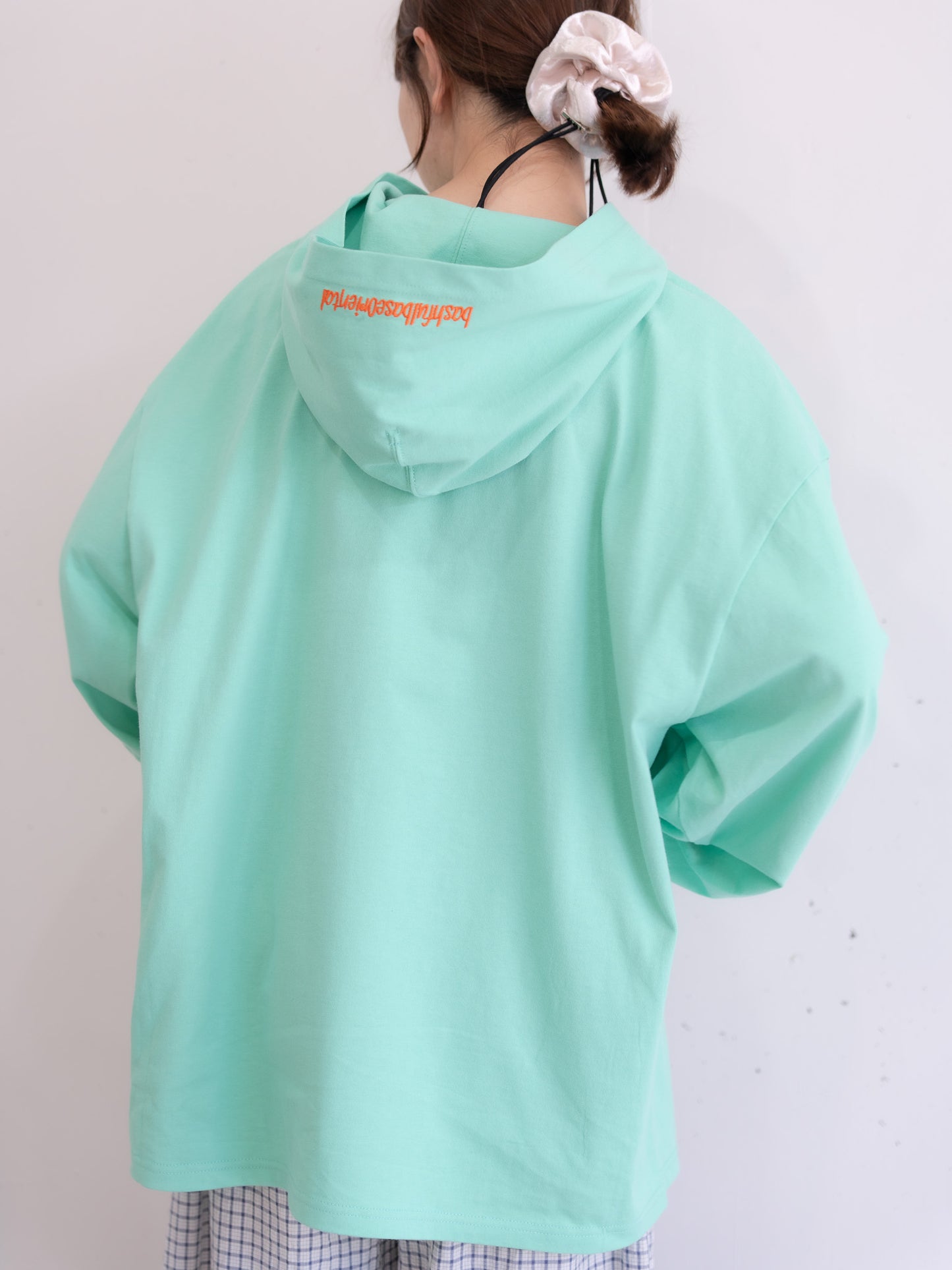 [SET]ロゴビッグシルエットカットフーディー・パーカー+ロゴビッグシルエットカットフーディー・パーカー(2set)