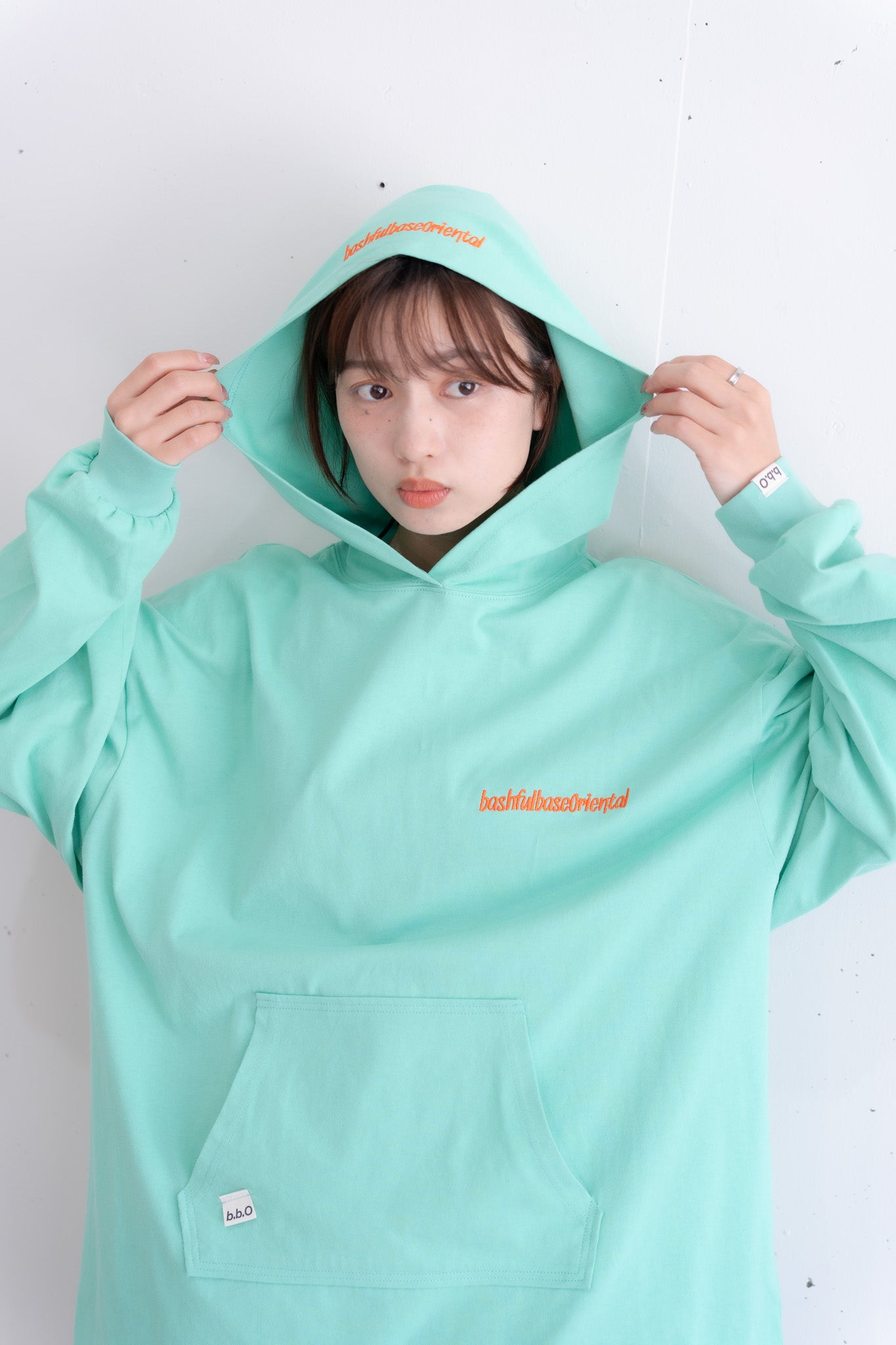 [SET]ロゴビッグシルエットカットフーディー・パーカー+ロゴビッグシルエットカットフーディー・パーカー(2set)