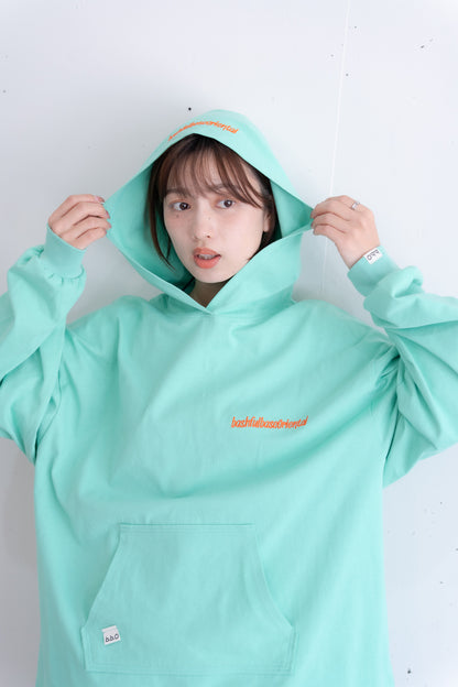 [SET]ロゴビッグシルエットカットフーディー・パーカー+ロゴビッグシルエットカットフーディー・パーカー(2set)