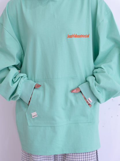 [SET]ロゴビッグシルエットカットフーディー・パーカー+ロゴビッグシルエットカットフーディー・パーカー(2set)