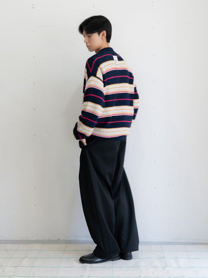 [SET]マルチボーダーポロニット+マルチボーダーポロニット(2set)