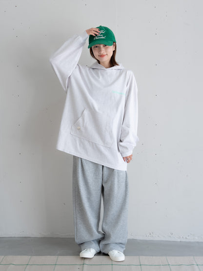 【bbO】ロゴビッグシルエットカットフーディー・パーカー