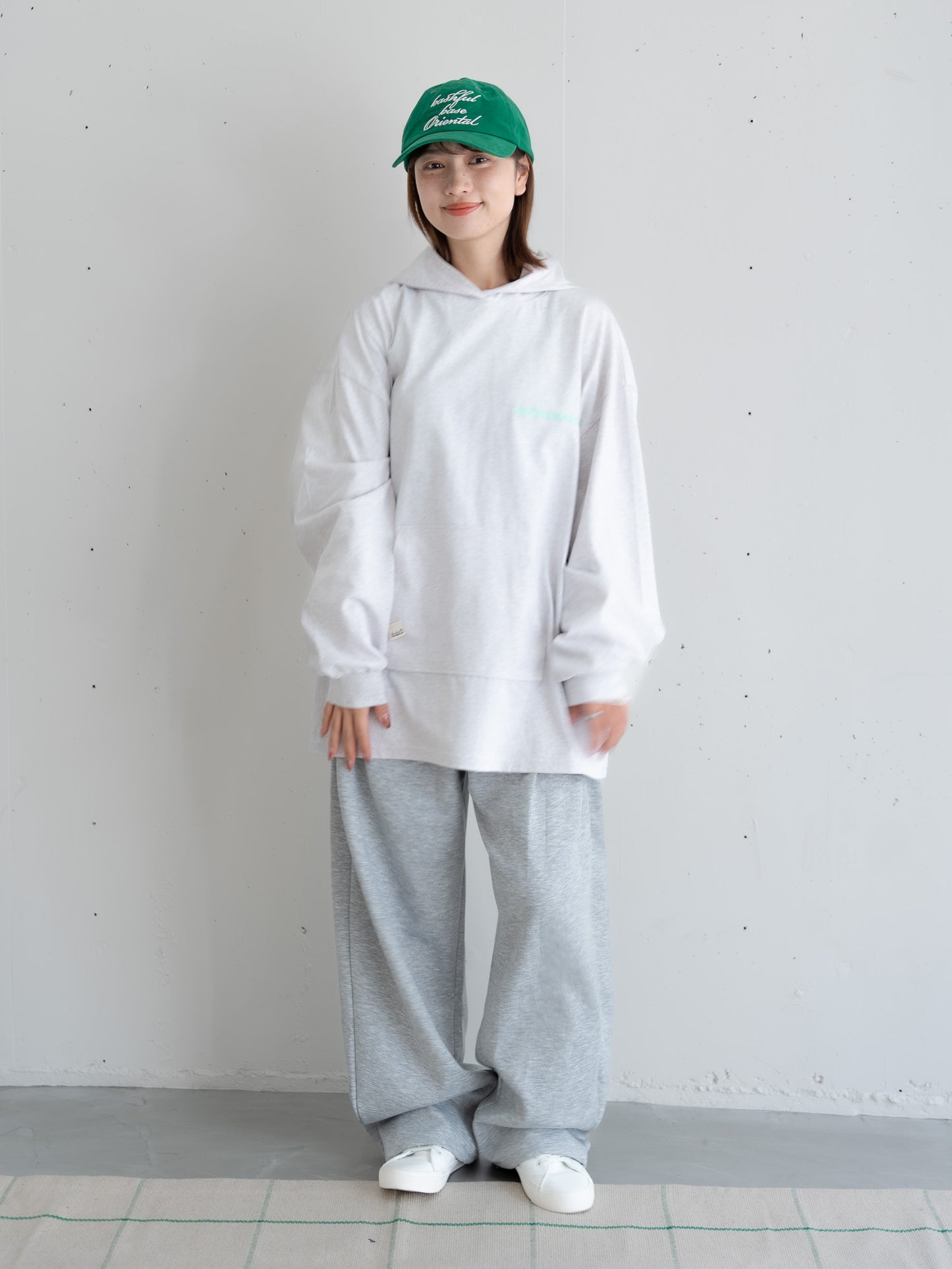 [SET]ロゴビッグシルエットカットフーディー・パーカー+ロゴビッグシルエットカットフーディー・パーカー(2set)