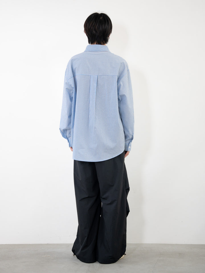 【bbO】タックコクーンナイロンパンツ