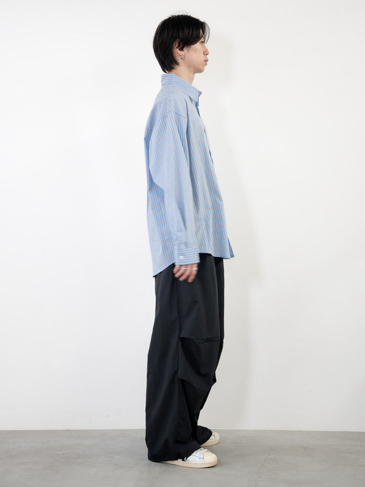 【bbO】タックコクーンナイロンパンツ