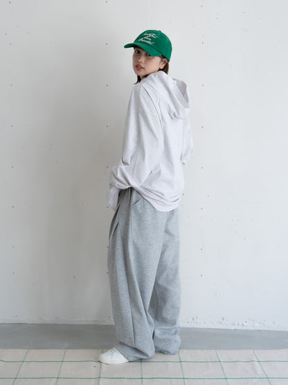 [SET]ロゴビッグシルエットカットフーディー・パーカー+ロゴビッグシルエットカットフーディー・パーカー(2set)