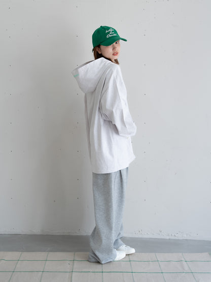 [SET]ロゴビッグシルエットカットフーディー・パーカー+ロゴビッグシルエットカットフーディー・パーカー(2set)